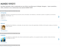 Tablet Screenshot of mundodabiologia.blogspot.com