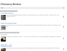Tablet Screenshot of chicnsavvyreviews.blogspot.com