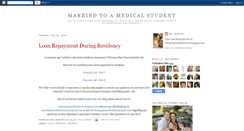 Desktop Screenshot of marriedtoamedicalstudent.blogspot.com