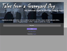 Tablet Screenshot of graveyarddog.blogspot.com