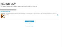 Tablet Screenshot of howrudestuff.blogspot.com