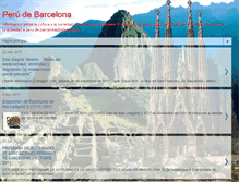 Tablet Screenshot of perudebarcelona.blogspot.com