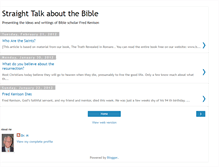 Tablet Screenshot of bibletalkfred.blogspot.com