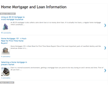 Tablet Screenshot of info-mortgageloan.blogspot.com