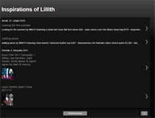 Tablet Screenshot of inspirationsoflillith.blogspot.com