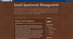 Desktop Screenshot of israel-apartment-management.blogspot.com