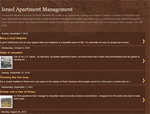 Tablet Screenshot of israel-apartment-management.blogspot.com