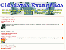 Tablet Screenshot of cidadaniaevangelica.blogspot.com