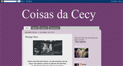 Desktop Screenshot of coisasdacecy.blogspot.com