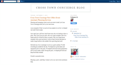 Desktop Screenshot of crosstownconcierge.blogspot.com