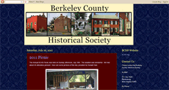 Desktop Screenshot of berkeleycountyhistoricalsociety.blogspot.com