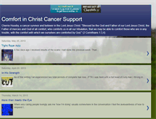 Tablet Screenshot of comfortinchristcancersupport.blogspot.com