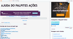 Desktop Screenshot of ajudaacoes.blogspot.com