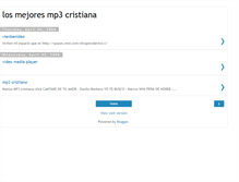 Tablet Screenshot of losmejoresmp3cristiano.blogspot.com