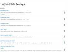 Tablet Screenshot of ladybirdkidsboutique.blogspot.com