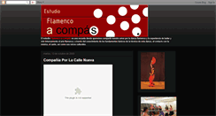 Desktop Screenshot of estudioflamencoacompas.blogspot.com