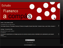 Tablet Screenshot of estudioflamencoacompas.blogspot.com