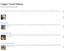 Tablet Screenshot of coppercreekpottery.blogspot.com