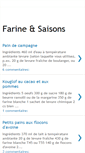 Mobile Screenshot of farine-saisons.blogspot.com