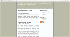 Desktop Screenshot of aaacarrental.blogspot.com