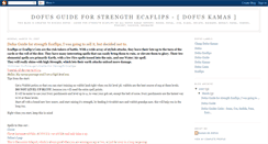 Desktop Screenshot of dofus-ecaflips-guide.blogspot.com