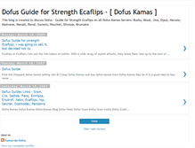 Tablet Screenshot of dofus-ecaflips-guide.blogspot.com