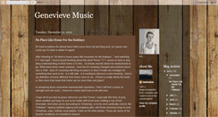 Desktop Screenshot of genevievemusic.blogspot.com