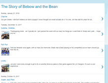 Tablet Screenshot of bebowandthebean.blogspot.com