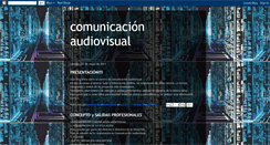 Desktop Screenshot of comunicacinaudiovisuales.blogspot.com