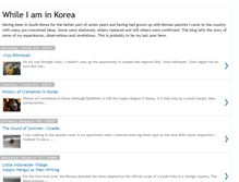 Tablet Screenshot of koreascalling.blogspot.com