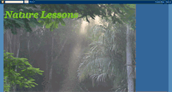 Desktop Screenshot of nature-lessons.blogspot.com