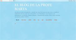 Desktop Screenshot of elblogdelaprofemarta.blogspot.com