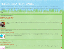 Tablet Screenshot of elblogdelaprofemarta.blogspot.com