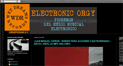 Desktop Screenshot of electronicorgy.blogspot.com