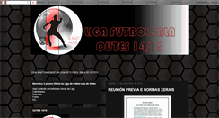 Desktop Screenshot of ligafutbolsalaoutes.blogspot.com