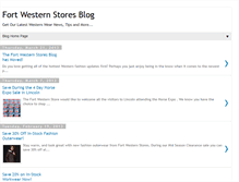 Tablet Screenshot of fortwestern.blogspot.com
