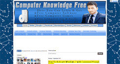 Desktop Screenshot of computerknowledgefree.blogspot.com