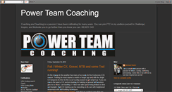 Desktop Screenshot of powerteamcoaching.blogspot.com