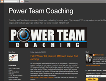 Tablet Screenshot of powerteamcoaching.blogspot.com