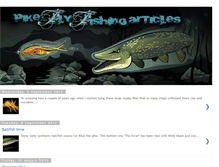 Tablet Screenshot of pikeflyfishingarticles.blogspot.com