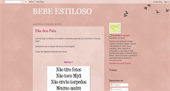 Desktop Screenshot of bebeestiloso.blogspot.com