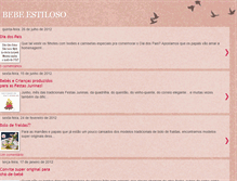 Tablet Screenshot of bebeestiloso.blogspot.com