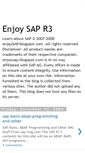 Mobile Screenshot of enjoysap.blogspot.com