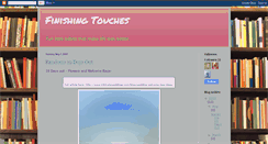 Desktop Screenshot of finishingtouches-michelle.blogspot.com