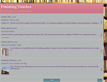 Tablet Screenshot of finishingtouches-michelle.blogspot.com