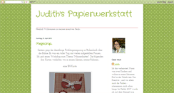 Desktop Screenshot of judithspapierwerkstatt.blogspot.com