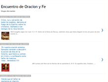 Tablet Screenshot of encuentrodeoracionyfe.blogspot.com