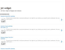 Tablet Screenshot of jet-widget.blogspot.com