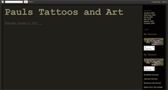 Desktop Screenshot of paulstattoos.blogspot.com