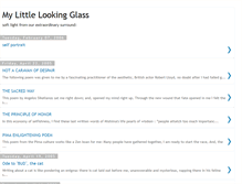 Tablet Screenshot of mylittlelookingglass.blogspot.com